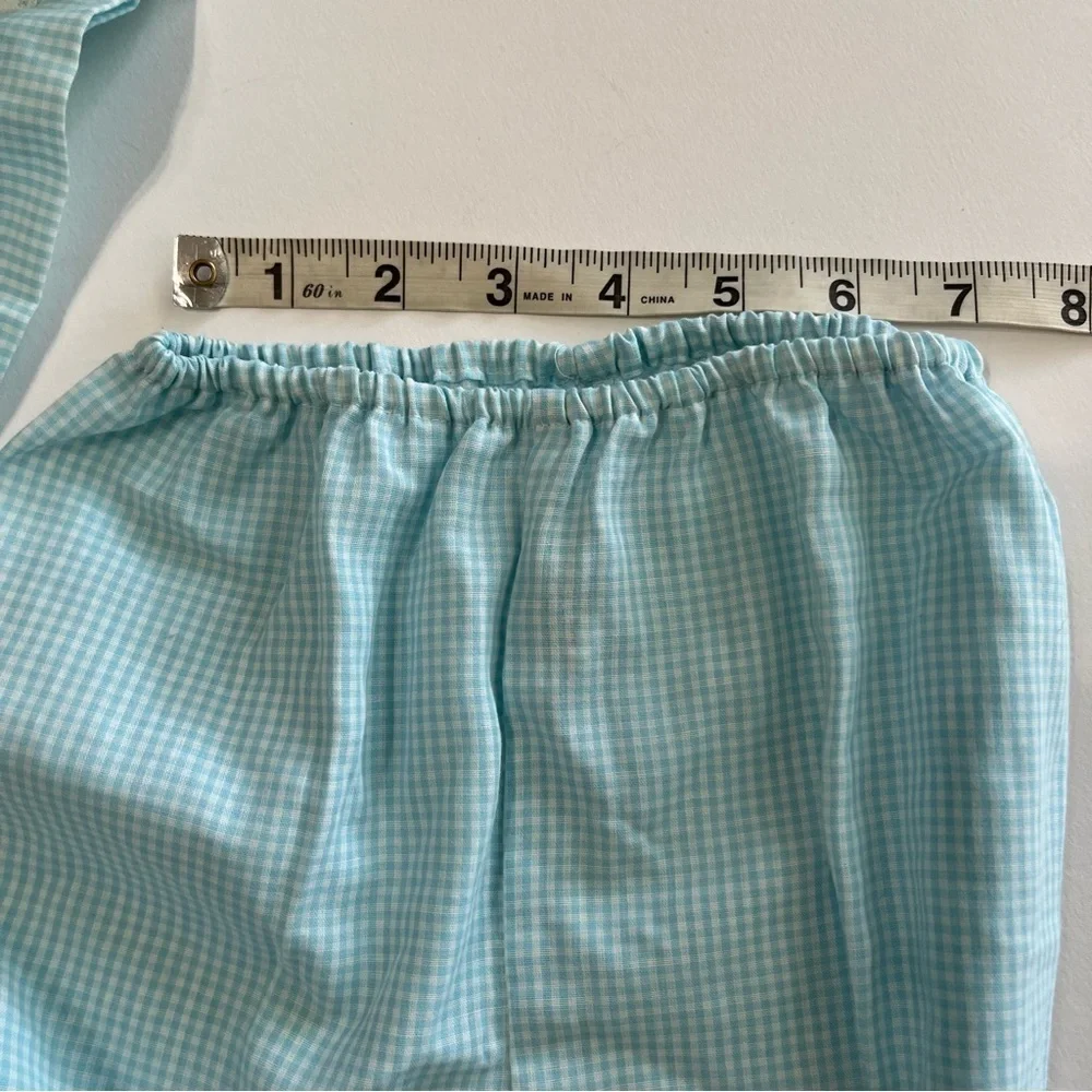 Vintage Baby Blue 2 Piece Top & Pants